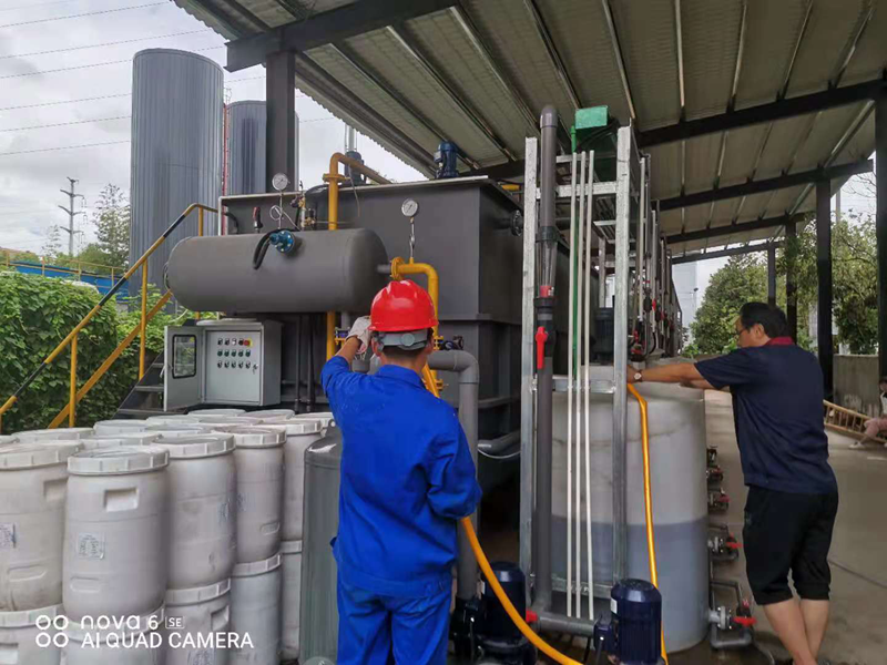 浙农生态龙游基地初期雨水处理系统通过验收并投入使用